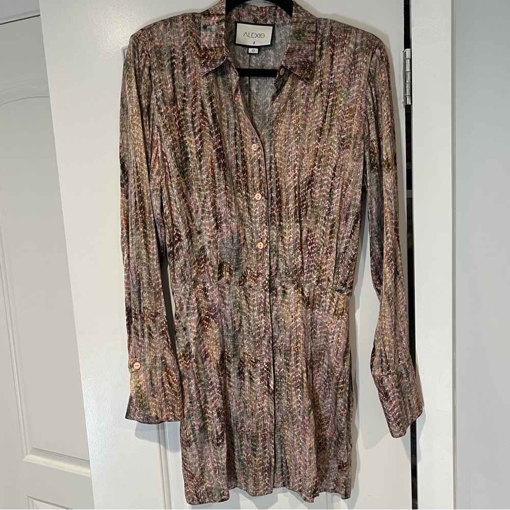 ALEXIS Ciandra Mini Dress Size S Pink Graduation Spring Dress